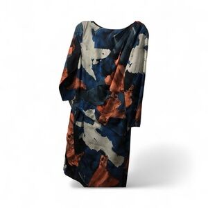 Vince Camuto abstract printed dress, NWOT